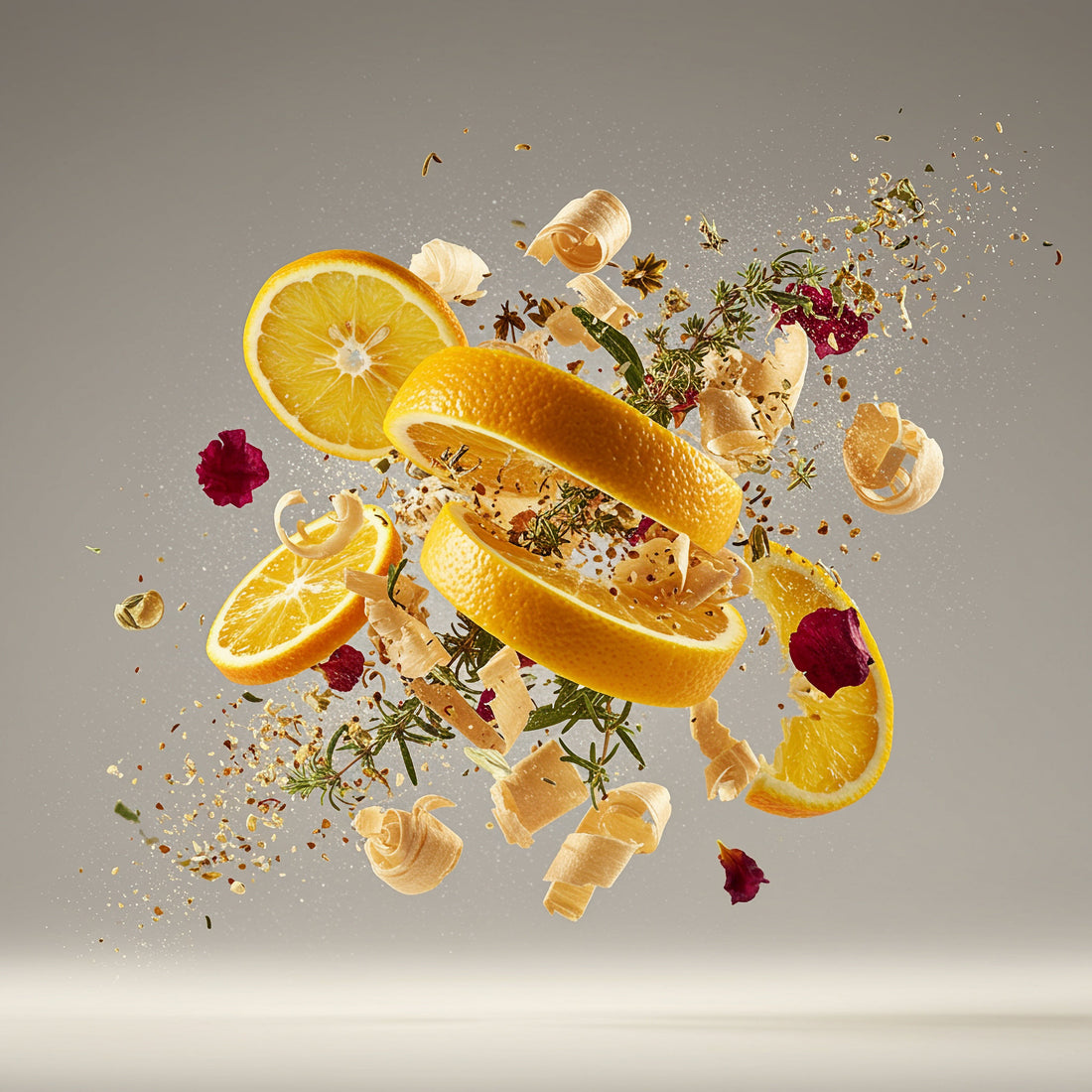Una rappresentazione sofisticata e astratta del concetto di upcycling food.